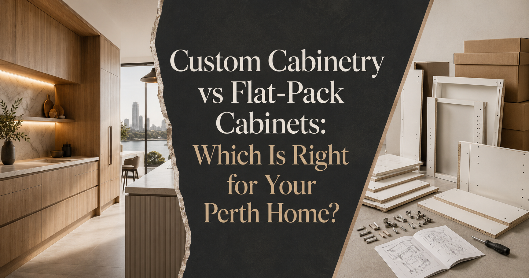 Custom cabinetry vs flat-pack cabinets for Perth homes