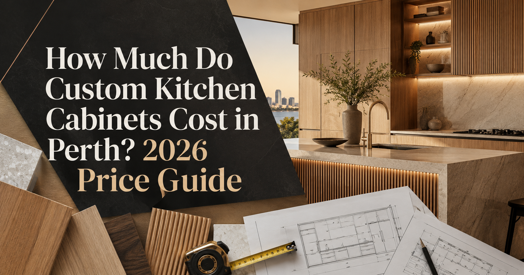 Custom kitchen cabinets cost Perth 2026 price guide